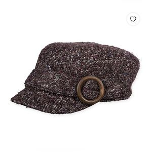 NWT Scala Pronto Cadet Knit Hat Black